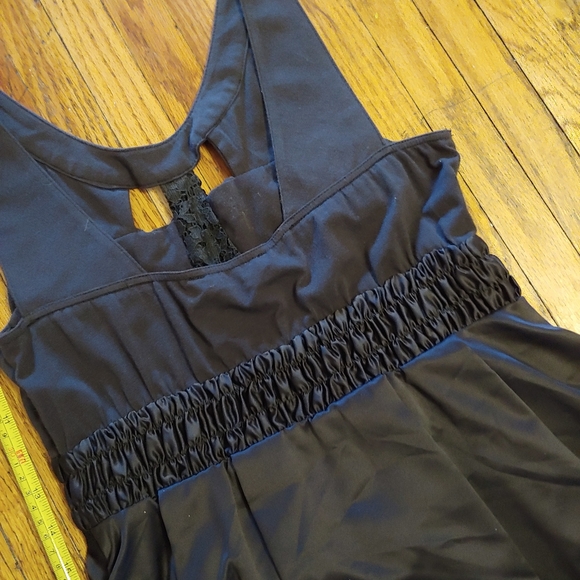 MORGAN DE TOI Y2K black bubble prom dress sz 38 - Picture 3 of 9